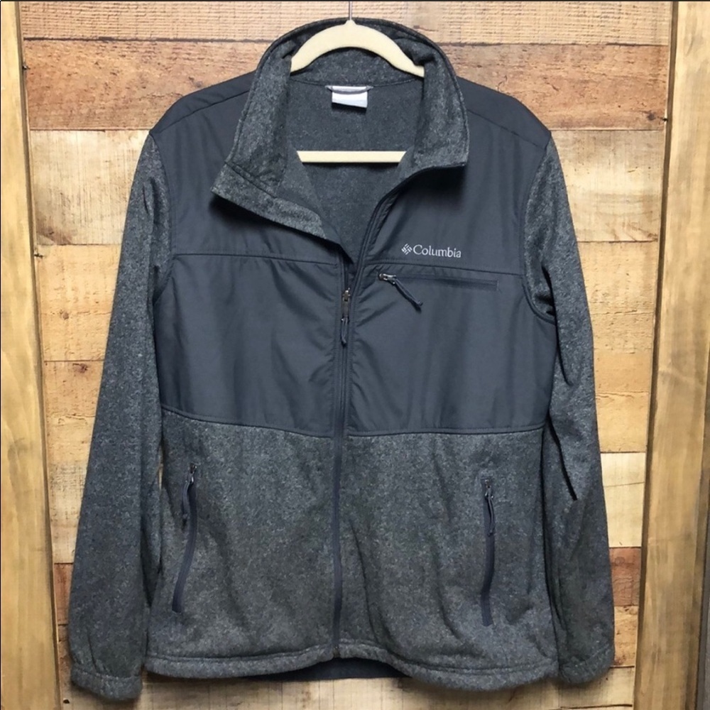❤️🔥Columbia - Grey Full Zip Jacket - L